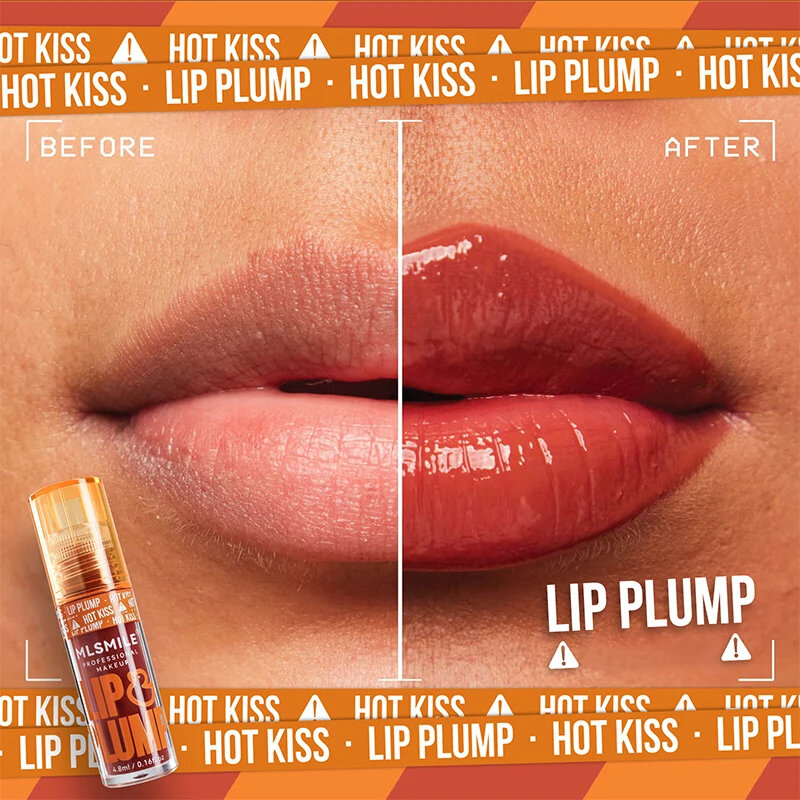Lipgloss Líquido Hidratante Perolado, Transparente Espelho Lip Plumping Lipglaze, Sem Copo Pegajoso, Batom Sexy, Cosméticos Coreanos