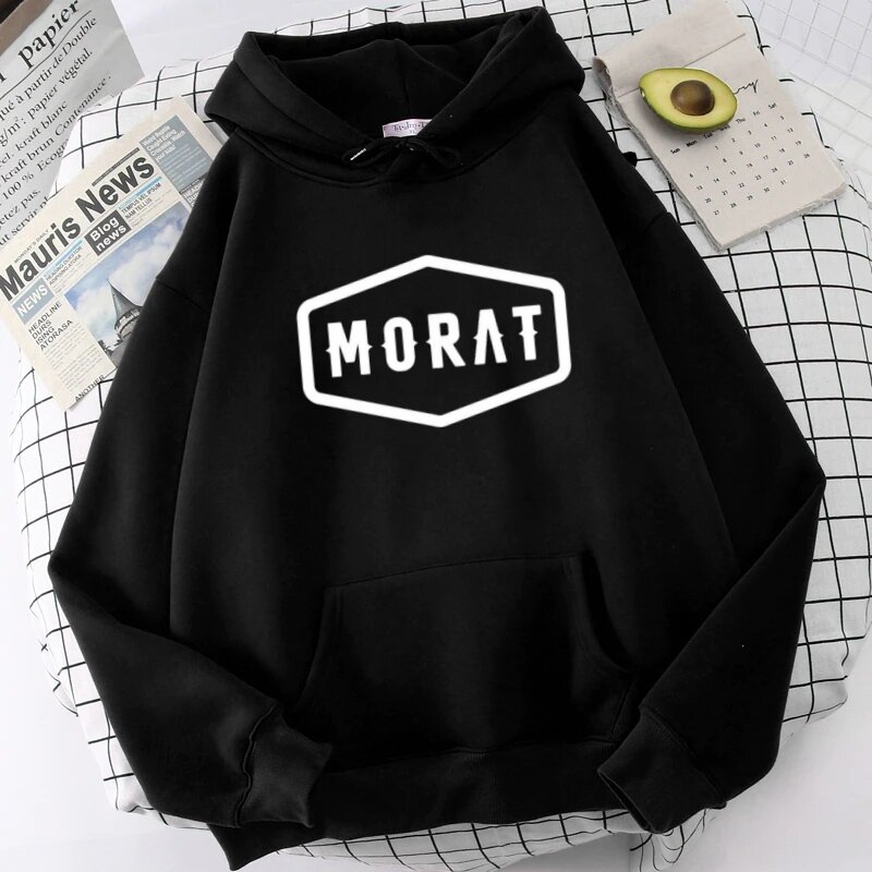 Morat-Sudadera con capucha para mujer, ropa con estampado de Hip Hop, Manga Vintage, Ulzzang, moda de invierno