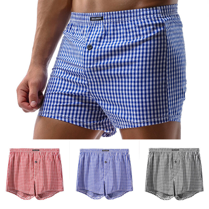 Pijama masculino Shorts, Roupa Interior Homewear, Sleep Bottoms, Loungewear, Boxer Shorts, Cuecas Boxers