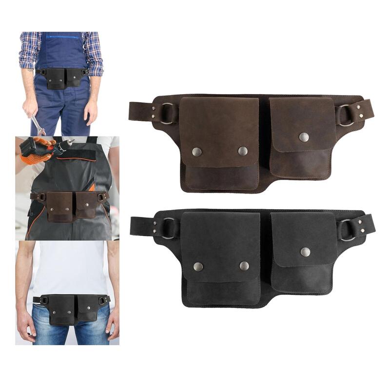 Hüftgurt Tasche Pu Leder leichte Hüft tasche Gürtel tasche Taille Brieftasche zum Wandern Camping Radfahren Reisen Frauen Männer