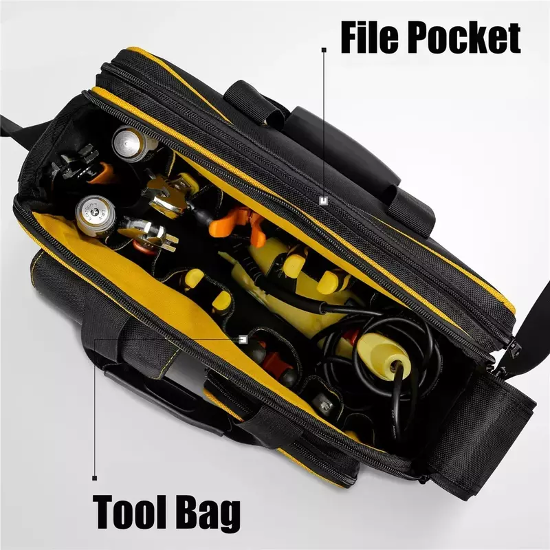 2024 Heavy Duty Tool Bag Electrician Toolbox Motorcycle Backpack Pouch Bags Tools Waist Wheel Electricians Organizer Toolbag