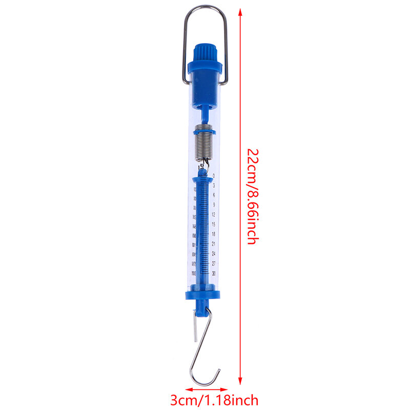 Newton Gram Dynamometer Spring Scale Balance Tubular Dynamometer1N/ 2.5N/5N/10N/20N/25N/30N