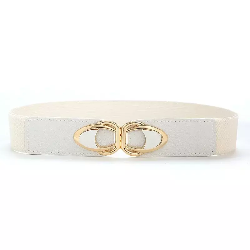 Beltoxfine-anchos cinturones elásticos de cuero PU para mujer, vestido de cintura gruesa, cinturón de diseñador de lujo, moda, talla grande