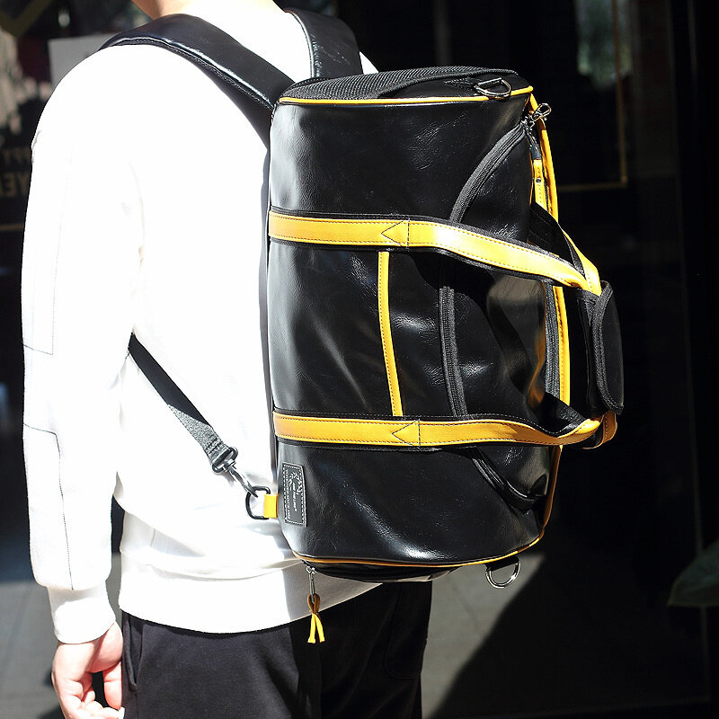 Modna wielofunkcyjna męska torba podróżna do noszenia bagażu worek marynarski sportowe torba na siłownię torebki na Weekend męskie torby na ramię