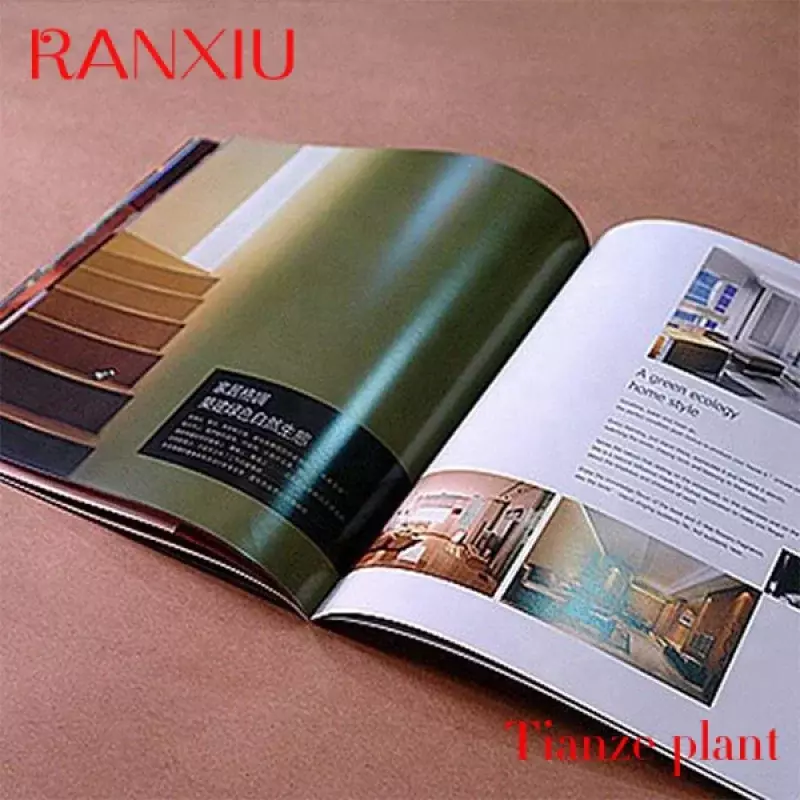Kustom cetak warna selebaran iklan Manual jurnal majalah selebaran pencetakan brosur