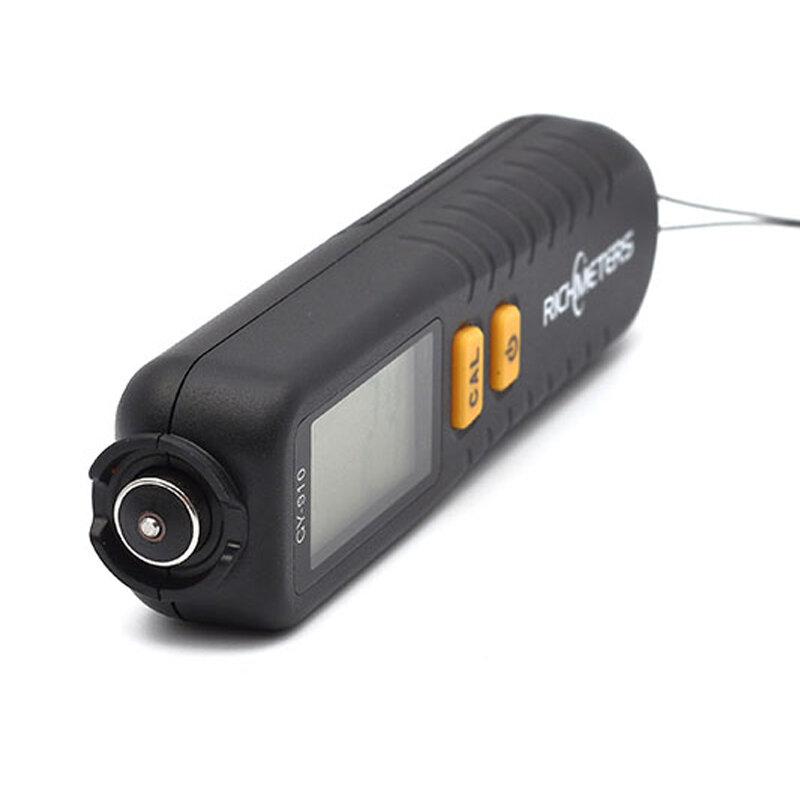 GY910 misuratore di spessore del rivestimento digitale 1 micron/0-1300 misuratore di spessore del Film di vernice per auto misuratore di FE/NFE manuale russo