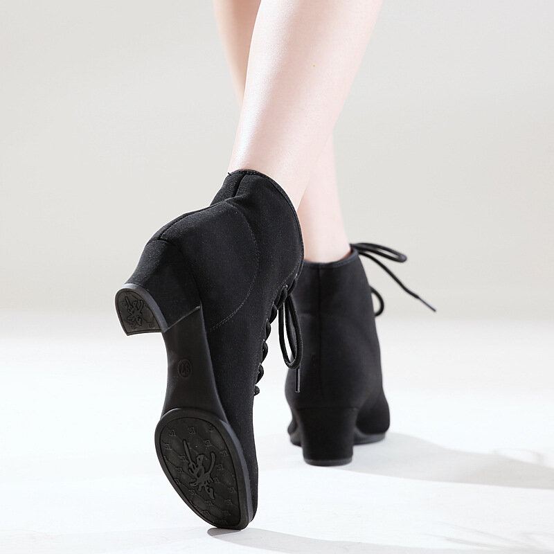 Phụ Nữ Chuyên Nghiệp Hiện Đại Tango Phòng Khiêu Vũ Nhảy Latin Oxford Zapatos Nữ Giày Giáo Viên Tập Thể Dục Thông Gió Vuông Giày Mềm Mại
