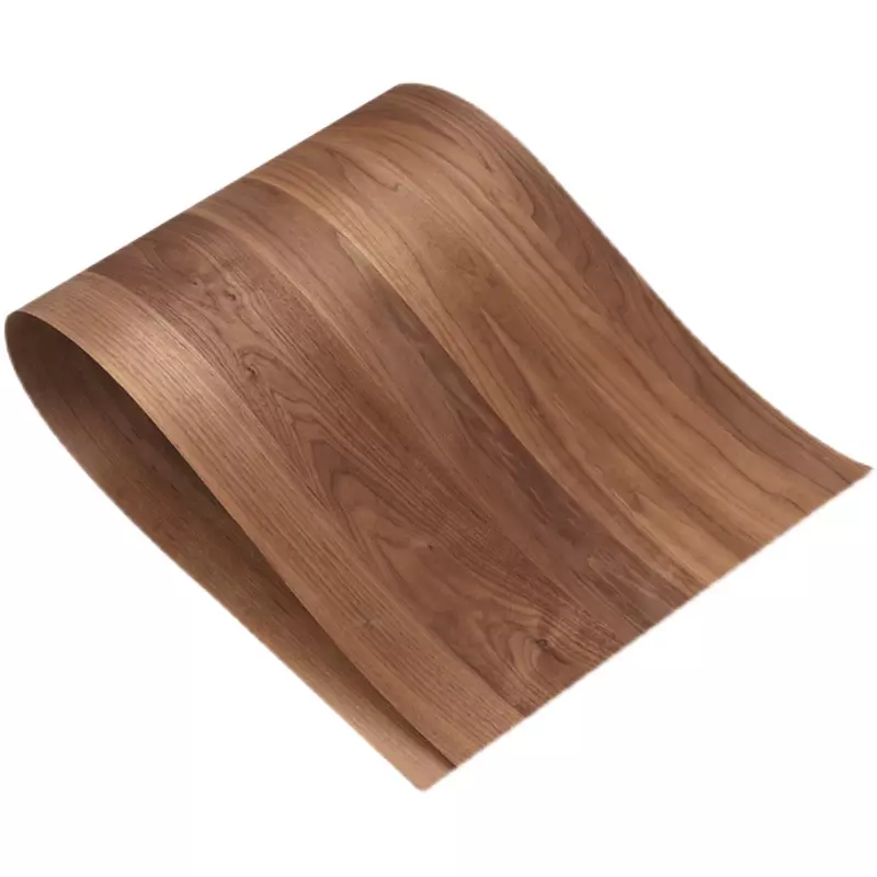 L: 2,5 метров ширина: 550 мм Толщина: 0,5 мм натуральный темно-черный орех толстый деревянный шпон для колонок шпон из твердой древесины