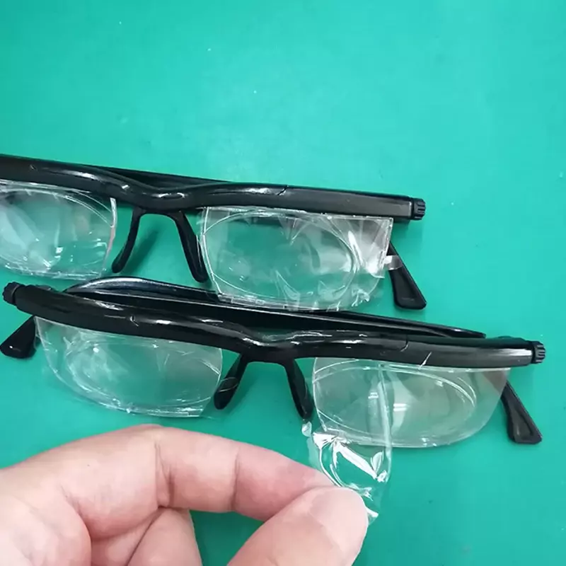 Força ajustável lente Eyewear, foco variável distância visão zoom óculos, óculos de proteção ler, novo