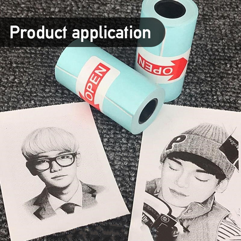 Rouleaux d'étiquettes autocollantes pour imprimante thermique PeriPage Horizon, papier photo, imprimante de poche portable, étiquetage adhésif, 3 rouleaux