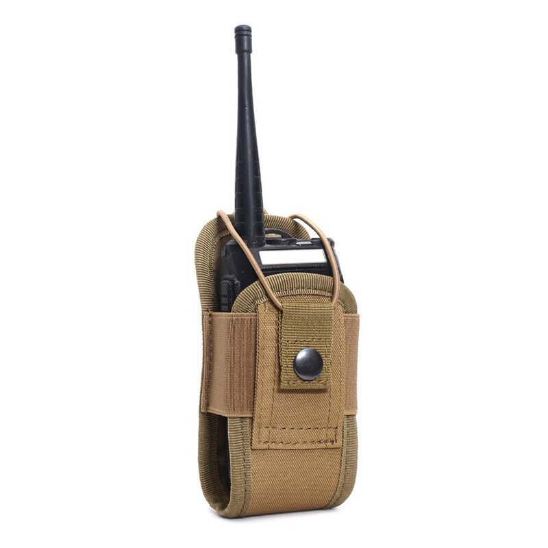 전술 라디오 홀더 Molle 라디오 파우치 케이스, 중장비 라디오 홀스터 백, 양방향 워키토키 Baofeng 사냥 장비