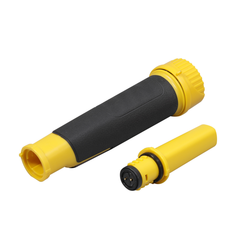 2 in 1 voll wasserdichter Hand-Pin pointer Unterwasser-Gold metall detektor Finder Puls induktion de Metall holster LED