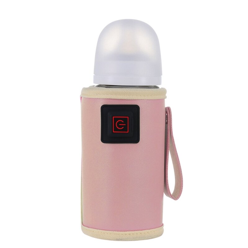 Adjustable Temperature USB Milk Warmer Bag Bottle Heater Convenient for Moms