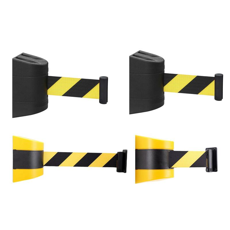 Wall Mounted Belt Barrier Multifunctional Crowd Control Wall Barrier for Warehouse Aisle Sporting Events Elevator