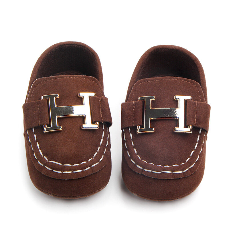 Zapatos informales para bebés recién nacidos, calzado antideslizante de estilo británico, suela blanda, primeros pasos, 0 a 18 meses