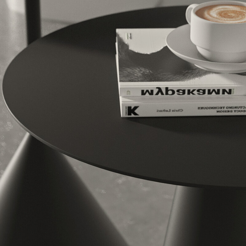 เฟอร์นิเจอร์กาแฟตารางโลหะเหล็ก Nordic ห้องนั่งเล่นกาแฟขนาดเล็กโซฟาด้านข้างการออกแบบตารางระเบียงชาตาราง