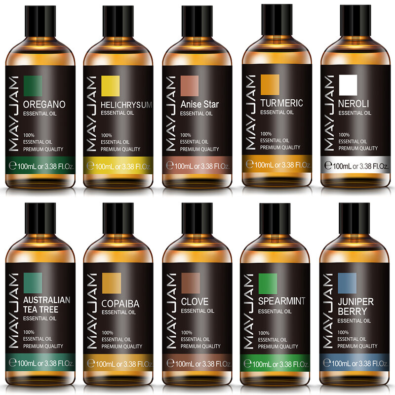 MAYJAM – huile essentielle d'origan, Neroli Helichrysum Copaiba, Turmeric, menthe, menthe, anis, étoile, nouvelle huile aromatique 2024