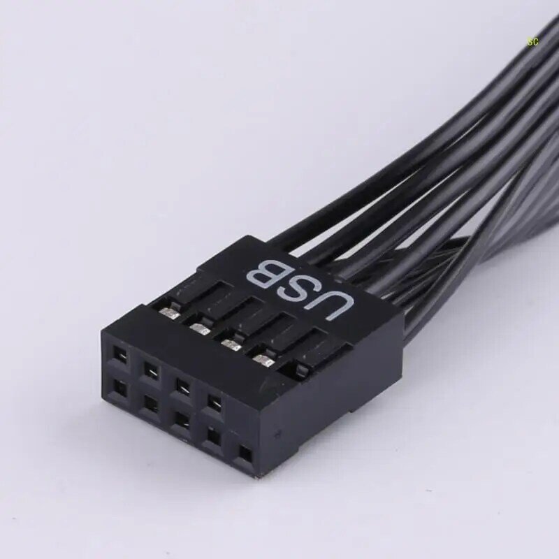 Computer Motherboard Front USB 2,0 9Pin Verlängerung Kabel für Desktops und Laptops Mainboard (20 30 50 Dropship