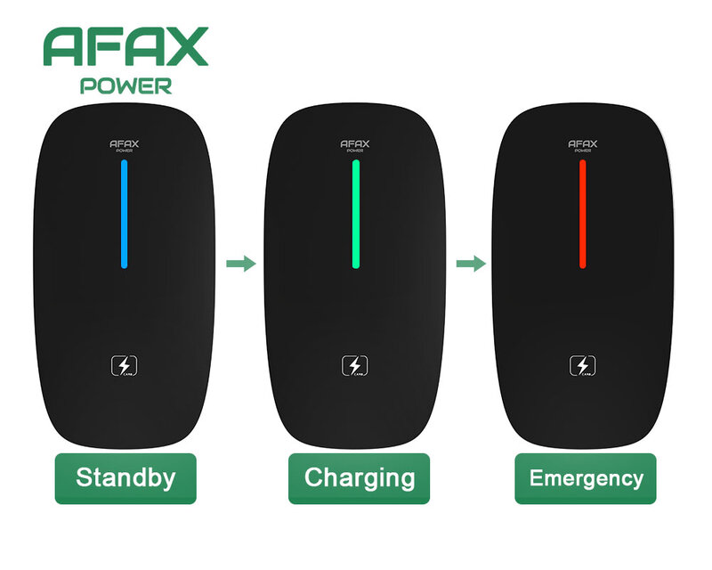 AFAX POWER EV Wallbox 7kW/11kW/22kW for Electric Car Charging in Type2 connector 220V 380V EV Charger 16A 32A with APP Control