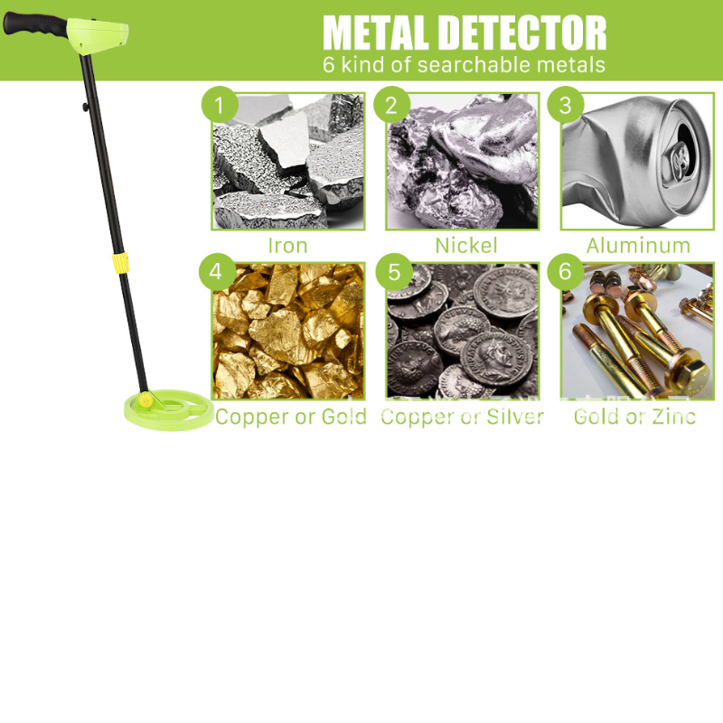 MD-1015 Underground Metal Detector Gift for Children Science Education Parent-Child Activities Simple Metal Detection