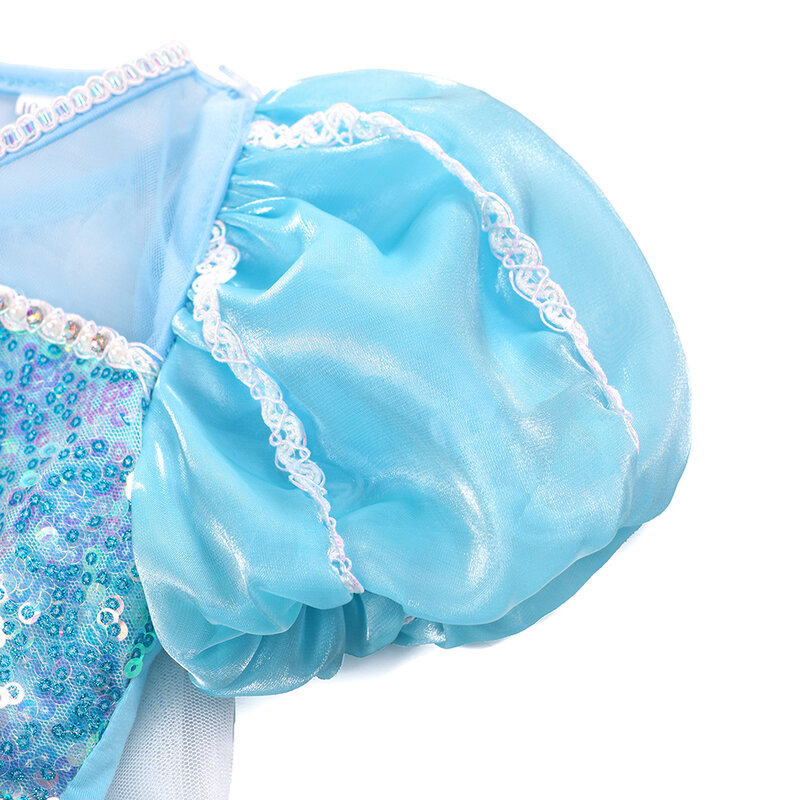 Disney Frozen 2 Công Chúa Váy Đầm Dự Tiệc Cosplay Elsa Đầm Trang Phục Nữ Hoàng Tuyết In Sinh Nhật Carnival Áo Choàng Trẻ Em Túi Quần Áo