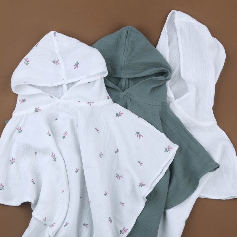 Hooded Baby Towel Absorbent Bath Towel Portable Newborn Bath Towel Portable Towel for Baby Infant Toddler Girls Boys G99C
