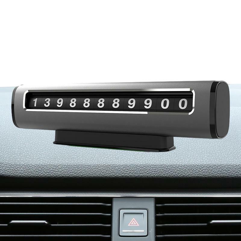 Car Parking Card Number Plate Telephone Number Plate Temporary Parking Car Parking Number Temporary Stop Sign Dashboard Ornament