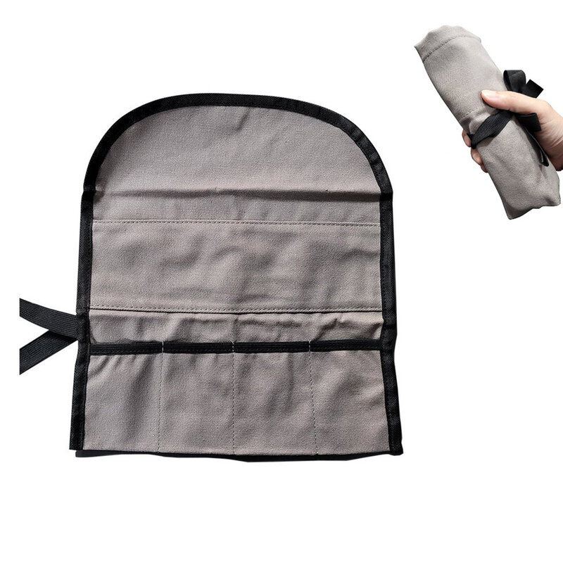 Roll Up Tool Bag Multiple Pockets Multi-Purpose Wrench Roll Pouch Hanging Tool Storage Portable Case Organizer
