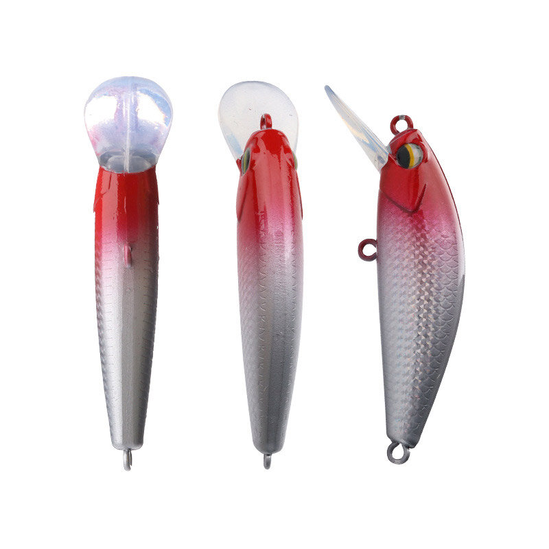 Плавающая жесткая приманка-гольян Bazooka, искусственная приманка для рыбной ловли, медленно смешанный Воблер для глубины карпа, мини-рыба, снасть для щуки, окуня, зима