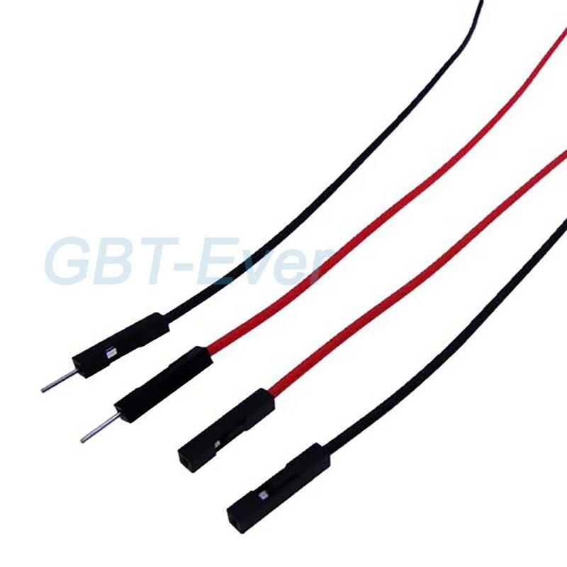 5Pcs Red/Black 113mm 162mm Male Plug Wire 105mm 155mm Female Plug Wire 1P Terminal Wire OD 1.5mm Connecting Wire Single Wire