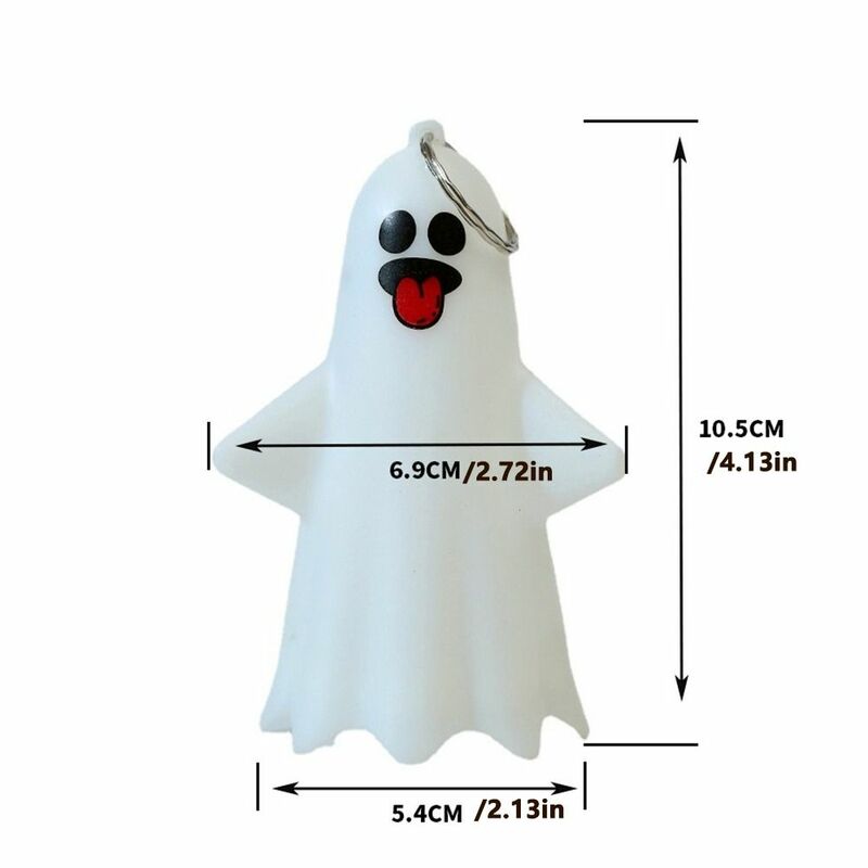 Lampada a sospensione fantasma portatile creativa luminosa lanterna di zucca appesa carina LED Halloween Ghost Light Party Supplies