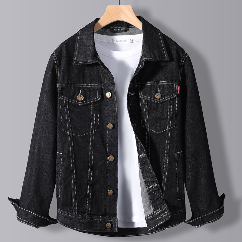 남성용 데님 재킷, 한국 버전, 잘 생긴 겉옷, 학생 재킷, 2022 용수철 신상