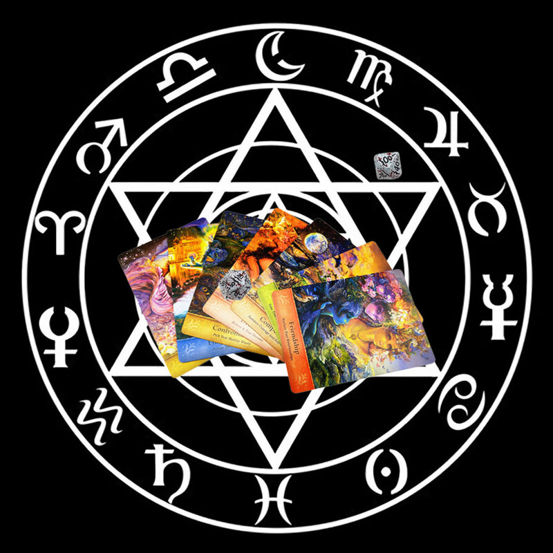 Mantel de Tarot no tejido, Parche de runa, adivinación, Altar, Tarot, cubierta de mesa para magos, juegos de mesa diarios, almohadilla de cartas, envío directo