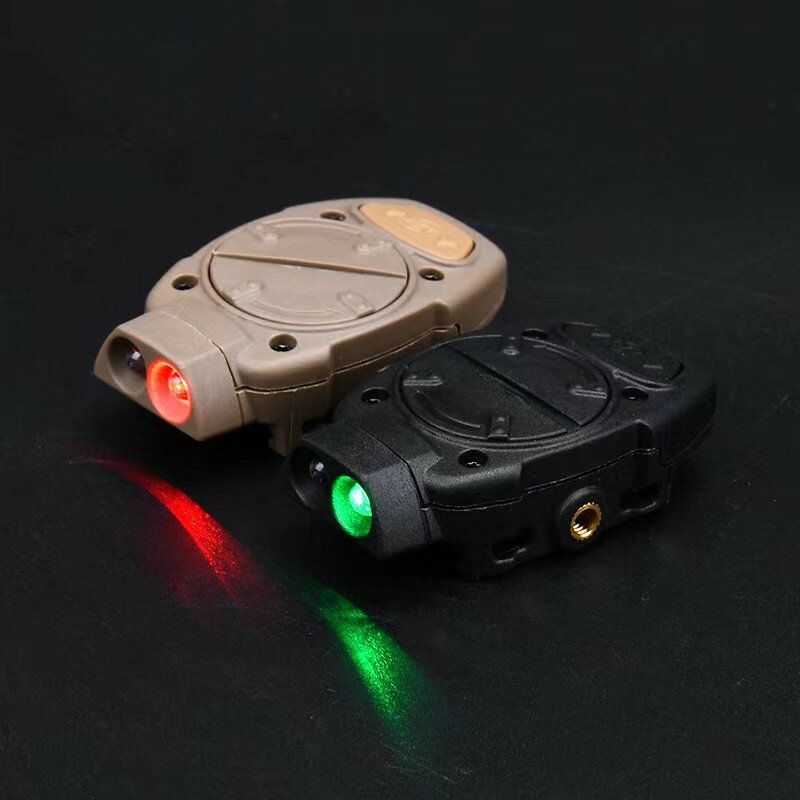 Capacete tático branco vermelho verde ir mini luz capacete rápido lanterna para picatinny ferroviário airsoft caça rifle interruptor da lâmpada