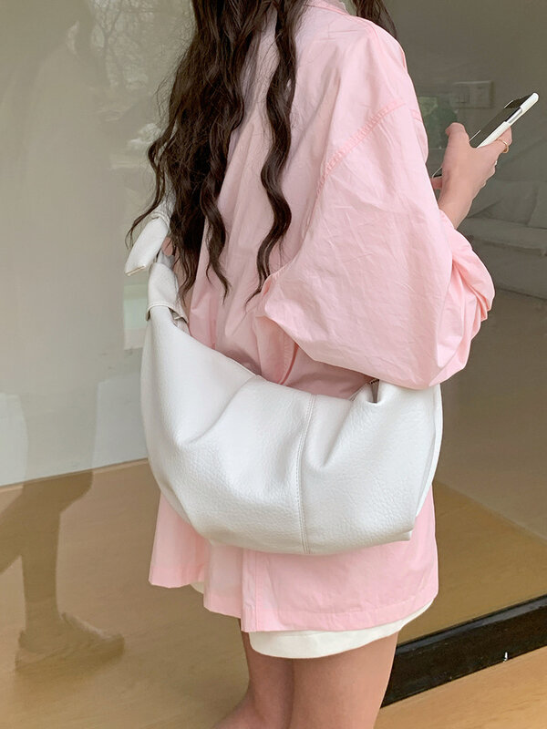 CGCBAG Korean Fashion Cross Bag For Women High Quality PU Leather Designer Luxury Tote Bag Lage Capacity Female Shoulder Bag