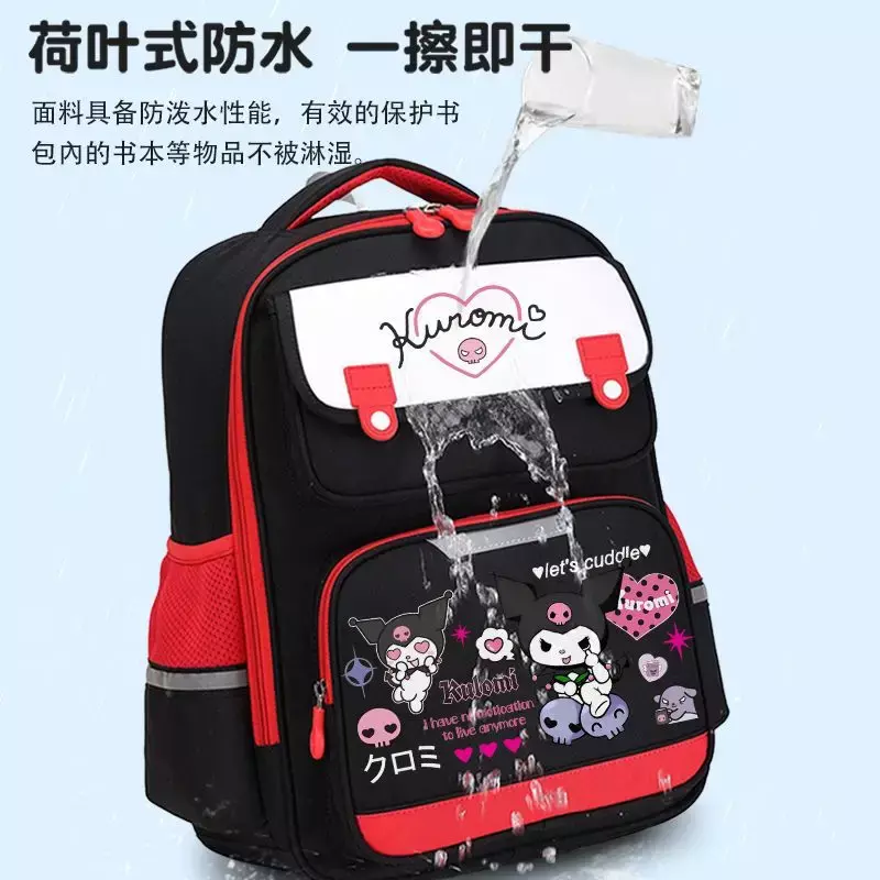 Sanrio-mochila escolar Clow M para estudiantes, protección de columna vertebral de dibujos animados, mochila ligera para niños