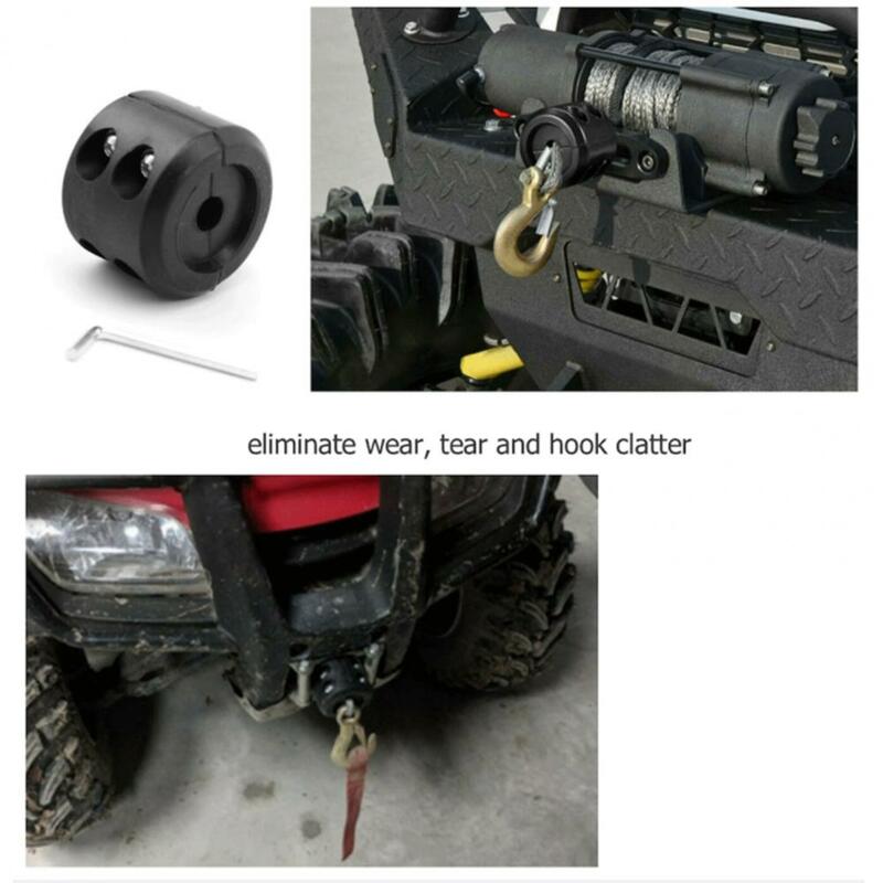 Winch Stopper Waterproof High Compatible Rubber Heavy Duty Winch Line Saver for ATV