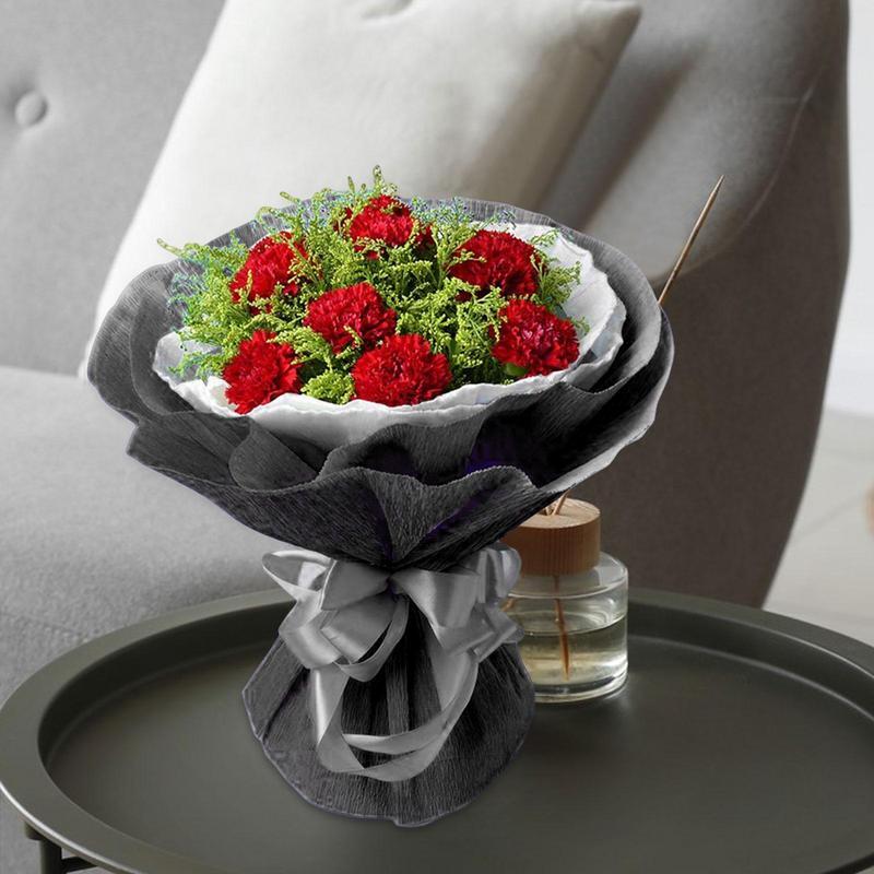 Papier d'Emballage Solide pour Bouquets de Bricolage, 6 Rouleaux, Papiers Floraux, pour Travailleurs de Mariage