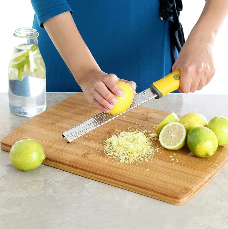 Citrus Lemon Zester & Cheese Grater-Parmesan Cheese, Lemon, Ginger, Garlic, Nutmeg, Chocolate, Vegetables, Fruits, kitchen tools