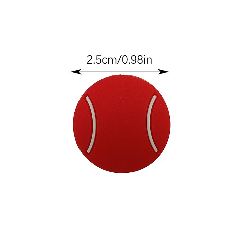 Amortisseur coloré de vibration de raquette de tennis, accessoires de sport en silicone anti-vibration