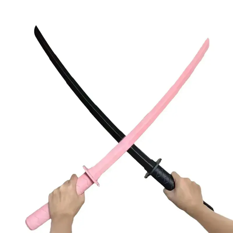 Mainan pedang gravitasi 3D anak-anak, pedang Katana lipat yang dapat ditarik, mainan penghilang stres, hadiah menyenangkan lipat untuk teman