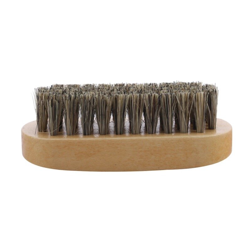 Polishing Brush Shoe Shine Brushes Polish Bristles Boots Shoes Leather Care Cleaning Convenient Nubuck Boot Pig Hair Tool