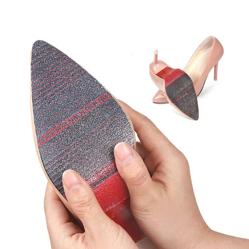 Нескользящая обувь, наклейка для дизайнерских туфель на высоком каблуке, самоклеящиеся защитные стельки для обуви