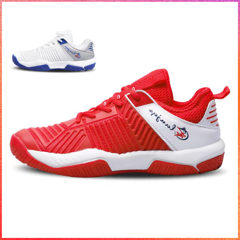 Scarpe da scherma per adulti per bambini blu di nuovo colore scarpe da ginnastica traspiranti per interni antiscivolo taglia 31-45 scarpe da Badminton da ping pong da uomo