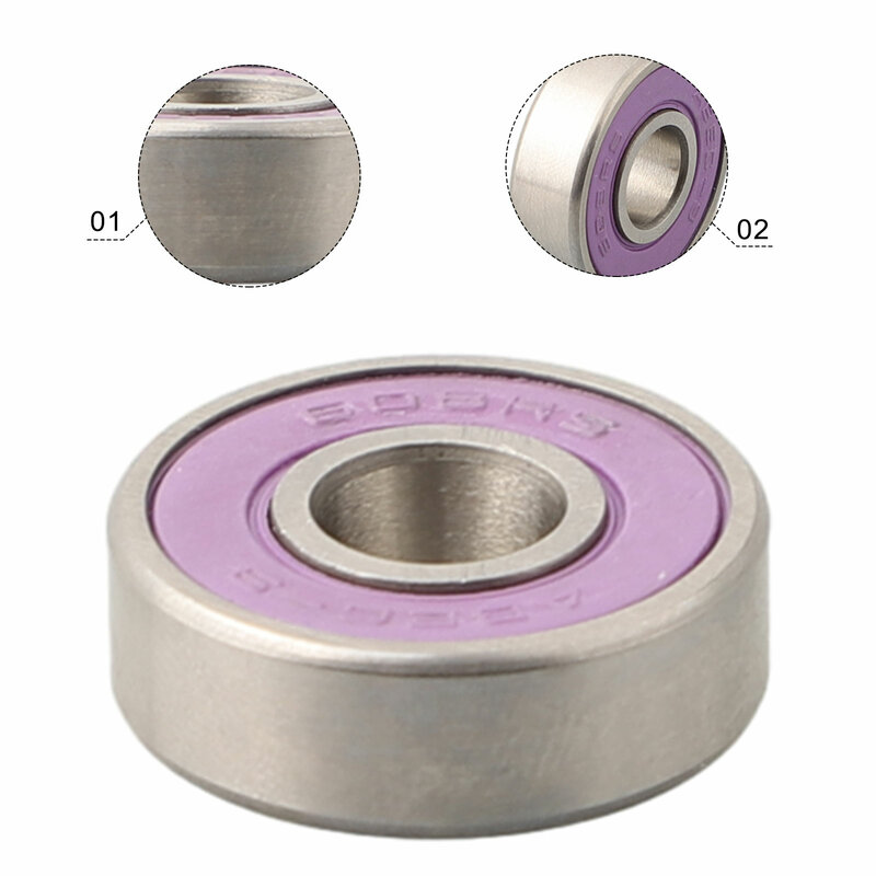 1pc Skateboard Bearing ABEC-7/ABEC-9 608 Skateboard Roller Steel Sealed Ball Bearings 8x22x7mm Electric Scooter Accessories