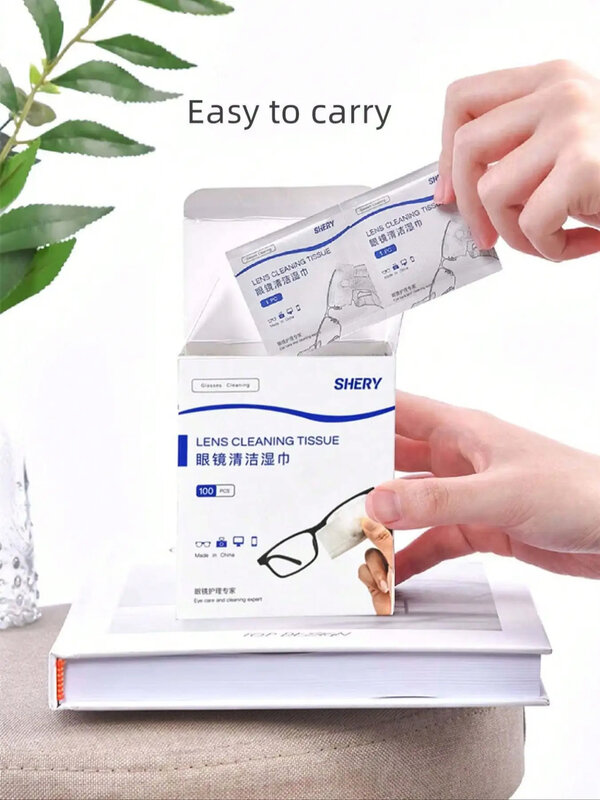 50/100PCS Multi Specification Disposable Glasses, Mobile Phones, Computer Screens, Cleaning/Anti Fog Wipes