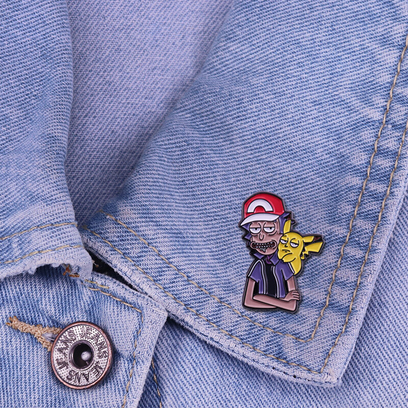 Animation Combination Works Badge Fashionable Creative Cartoon Brooch Lovely Enamel Badge Clothing Accessories