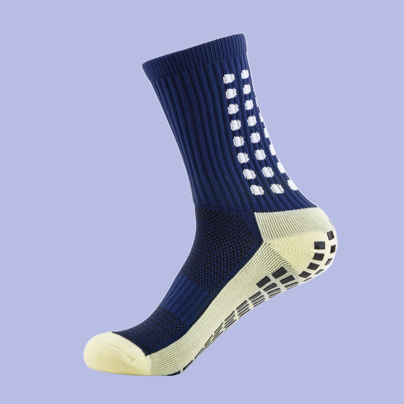 ถุงเท้ายาว3/5คู่ป้องกันการลื่นถุงเท้าเตะฟุตบอลสำหรับผู้หญิงผู้ชาย2024แนวสปอร์ตกลางแจ้งแฟชั่น