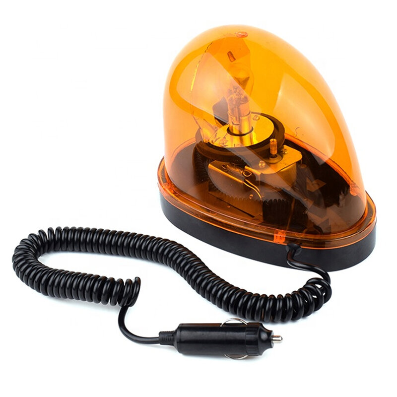 New Magnetic Teardrop DC12V Rotate Beacon Amber Warning light Emergency Car Truck Safety Construction
