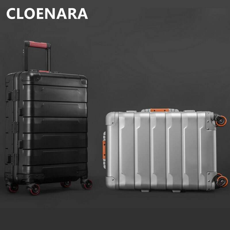 COLENARA koper gelinding pria, koper beroda portabel bisnis aluminium Aloi 100% "24" inci, koper baru